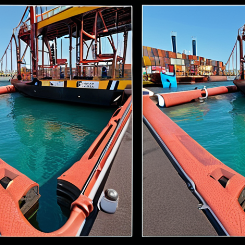 Here are two image prompts based on the provided text, focusing on different aspects of a smart port: